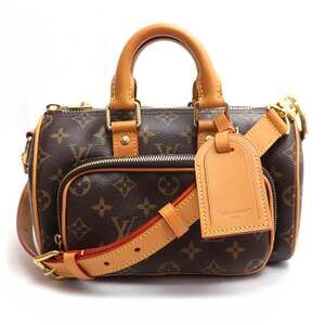 LOUIS VUITTON Keepall Cargo 25 2-Way Shoulder Bag Monogram Brown M14981 IC Me...